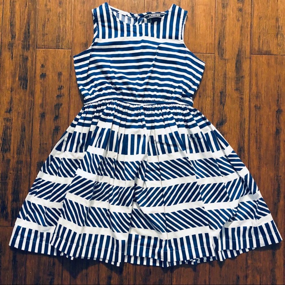 Girls Land’s End fit and flare dress